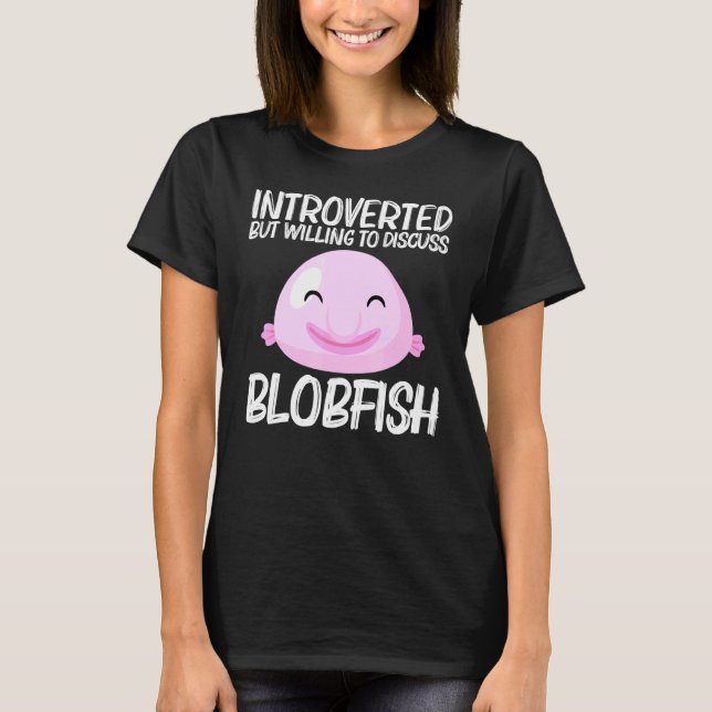Coola Blobfish Design För manar Women Fishermen Fi T Shirt (Framsida)