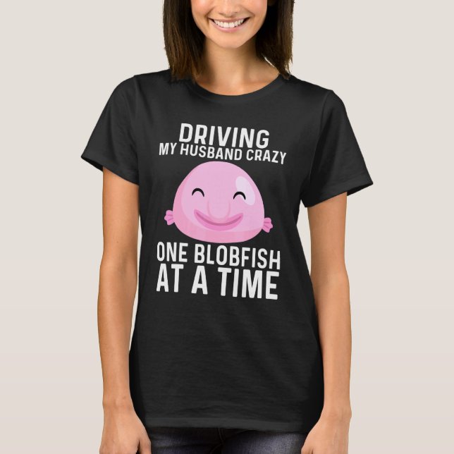 Coola Blobfish design for Women Mamma Fishermen Fi T Shirt (Framsida)