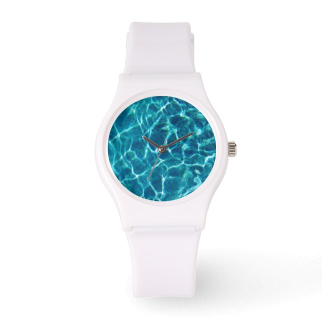 Coola Blue Bassäng Vatten Watch Armbandsur (Framsida)