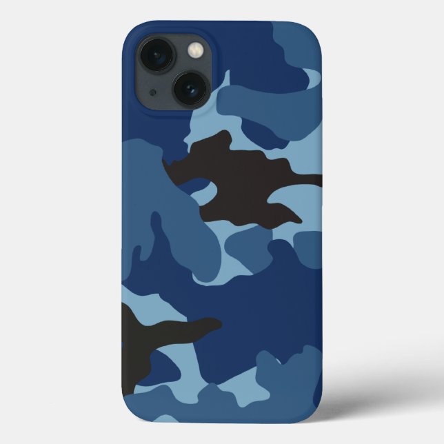 Coola Blue Camo Military Camouflage Background (Baksida)