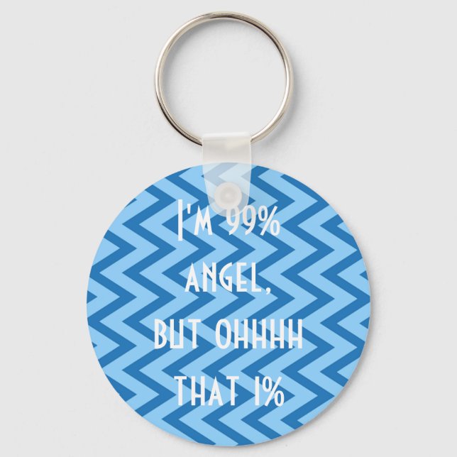 Coola Blue Fanny Nyckelring (Framsida)