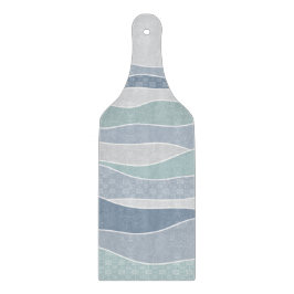 Coola Blue Grönt Curved Rand Abstrakt Vinkarare