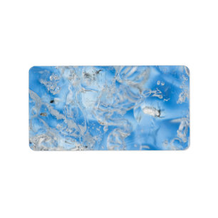 Coola Blue Iceberg Adressetikett