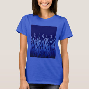 Coola Blue på Blue Tävla Flames T Shirt