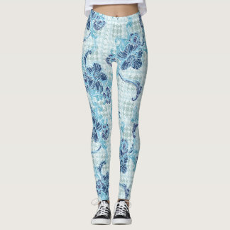 Coola Blue Serenity med Ocean-Inspired Mönster Leggings