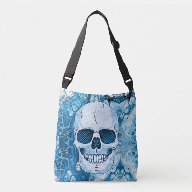 Coola Blue Skull Axelväska (Framsida)