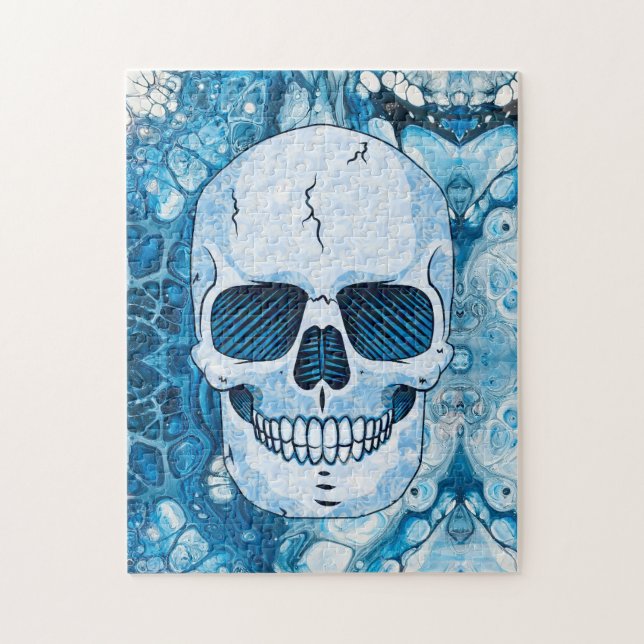 Coola Blue Skull Pussel (Vertikal)