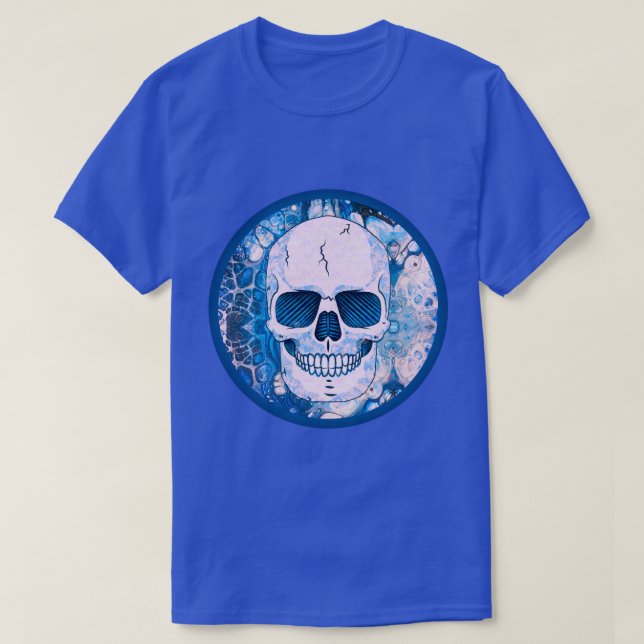 Coola Blue Skull T Shirt (Design framsida)