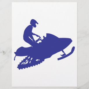 Coola Blue Snowmobiler