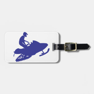 Coola Blue Snowmobiler Bagagebricka