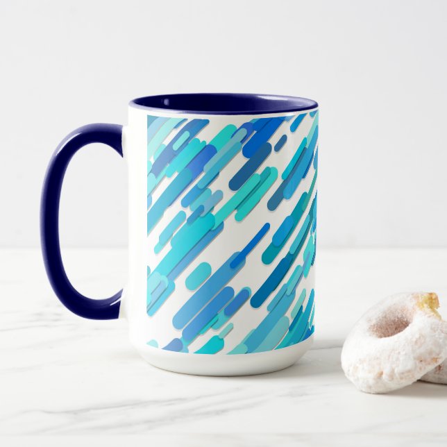 Coola Blue Teal Marine Mugg (Med munk)