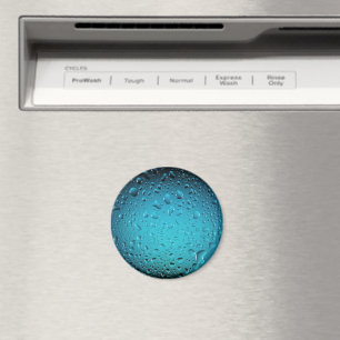 Coola Blue vatten droppar Magnet