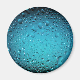 Coola Blue vatten droppar Magnet