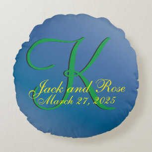 Coola Blueberry Fab-budgeten Rund Kudde