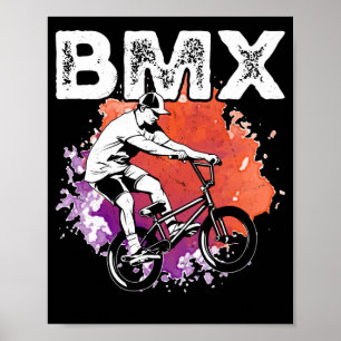 Coola BMX Bike Boys Bicycle Poster