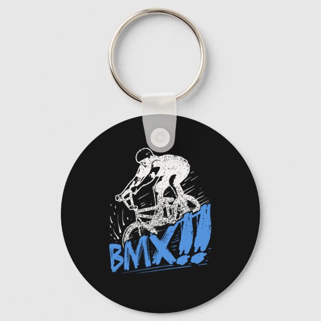 Coola BMX Freestyle BMX Rider Gift Idea Nyckelring (Framsida)