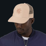 Coola Boho Sol Abstrakt Illustration Keps<br><div class="desc">Coola abstrakt boho sol abstrakt illustration.</div>