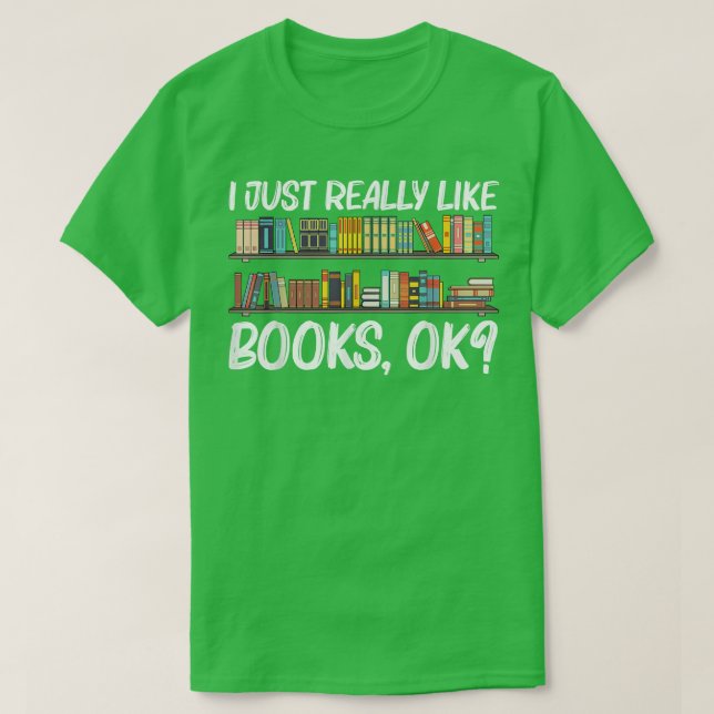 Coola Bok Design För manar Women Bookworm Reading  T Shirt (Design framsida)