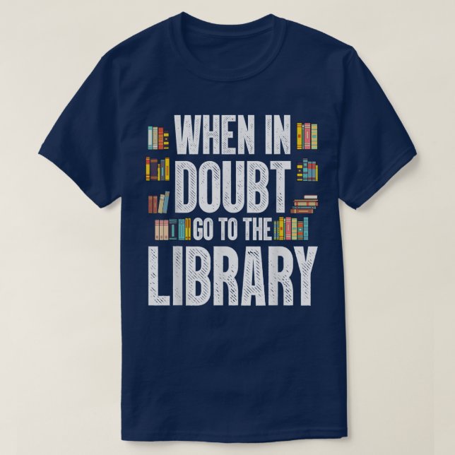 Coola Bok Reader Manar Kvinnor Bibliotek ThLED Boo T Shirt (Design framsida)