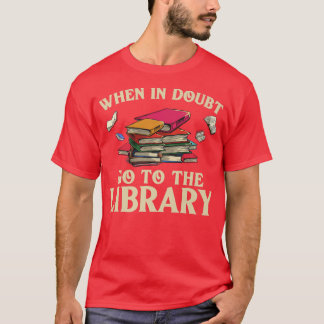 Coola Bok Reader Manar Kvinnor Bibliotek ThLED Boo T Shirt