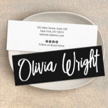 Coola Bold Namnteckning skripttypgrafi Modern Blac