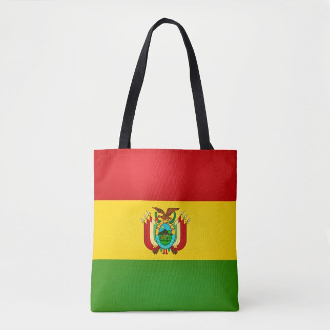 Coola Bolivia Flagga Mode Tygkasse (Framsida)