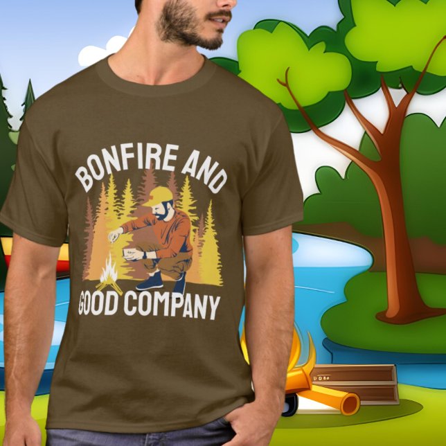 coola bonfire bra company ord art t shirt (Skapare uppladdad)