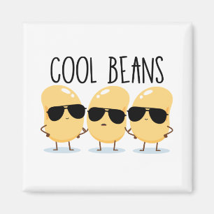 Coola Bönor av sunglass Magnet