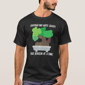 Coola Bonsai för män Pappa Pojkar Träd Växt Trädgå T Shirt
