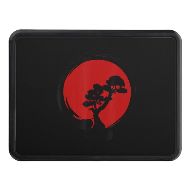 Coola Bonsai Träd ger Älskare till japansk kultur Dragkroksskydd (Framsidan)