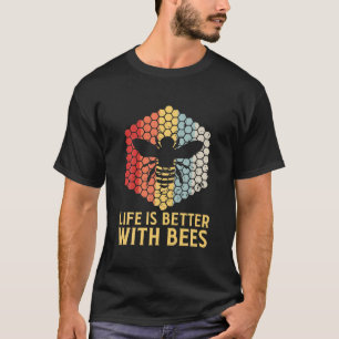 Coola Bönsdesign För manar kvinnor Honung Humla Be T Shirt