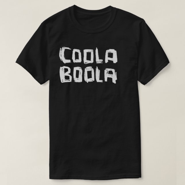 Coola Boola Dublin slang T Shirt (Design framsida)
