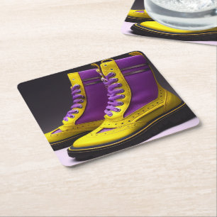 Coola Boots Underlägg Papper Kvadrat