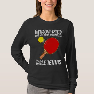 Coola Bordtennis För Män Kvinnor Ping Pong Sport P T Shirt