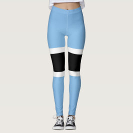 Coola Botswana Flagga Mode Leggings