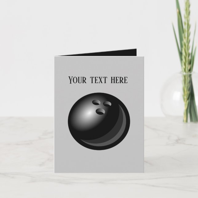 Coola bowling älskare lägg till meddelande (Framsida)