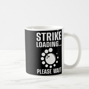 Coola Bowling Art För manar kvinnor Bowlareare Bow Kaffemugg