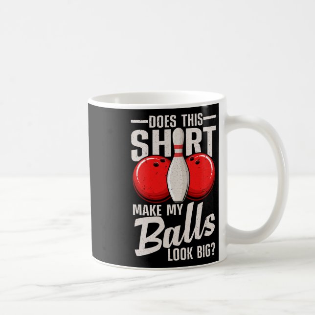 Coola Bowling Design För manar Kvinnor Bowling Ll  Kaffemugg (Höger)