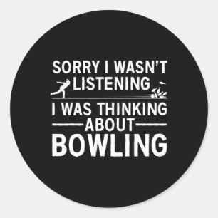 Coola Bowling För manar kvinnor Bowlareare Spare m Runt Klistermärke