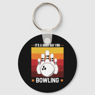coola Bowling sport älskare Nyckelring