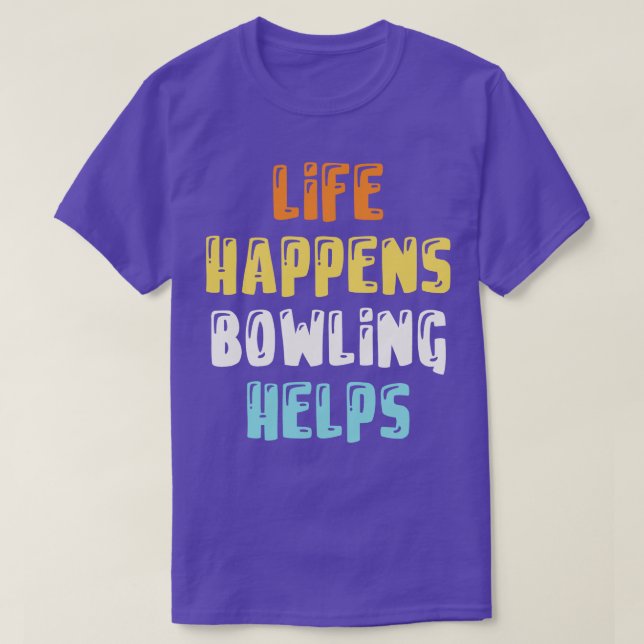 Coola Bowling T Shirt (Design framsida)