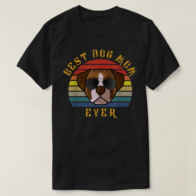 Coola Boxer Hund Rolig hund jul T Shirt (Design framsida)