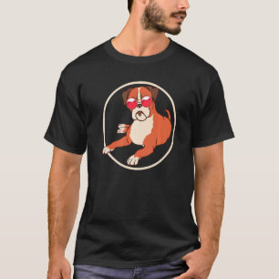 Coola Boxer Sunglass Animal Pet Hundägare Boxer T Shirt