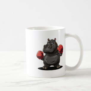 Coola Boxing Idrottsman Costume for Hippo and Anim Kaffemugg