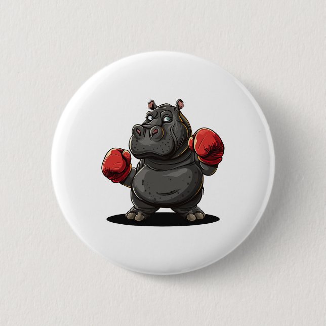 Coola Boxing Idrottsman Costume for Hippo and Anim Knapp (Framsida)