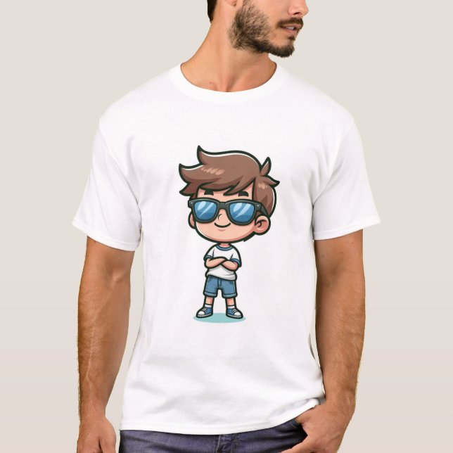 Coola Boy Swag T Shirt (Framsida)