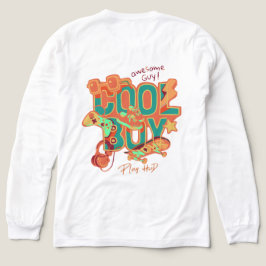 Coola Boy Typography med vissa ikoner i Hobby T Shirt