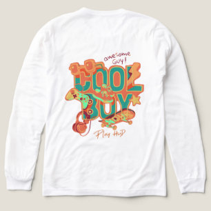 Coola Boy Typography med vissa ikoner i Hobby T Shirt