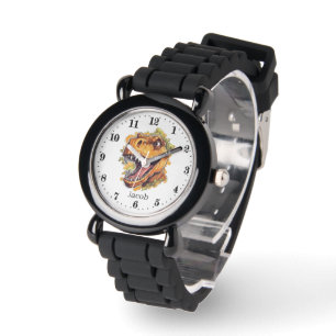 Coola boys dinosaur add namn armbandsur