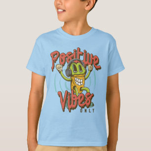 Coola Boys Positive Vibes Only Ice Cream Guy T Shirt